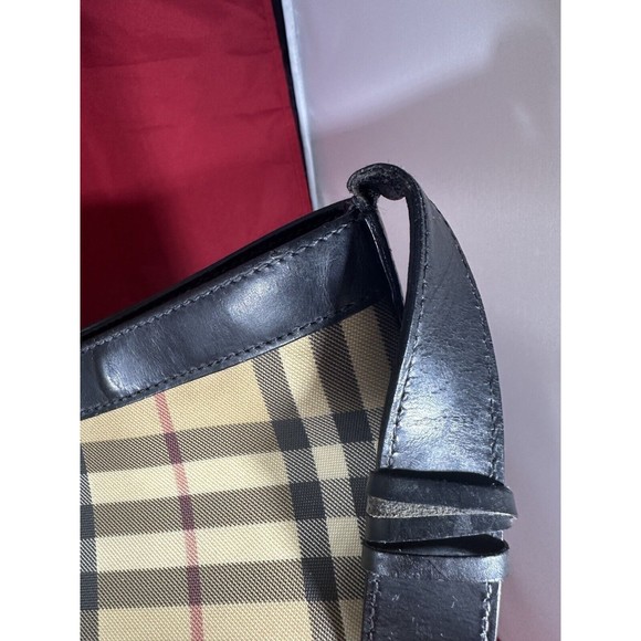 Burberry London Classic Haymarket Check Medium Handbag, Italy T-02-2 - Picture 2 of 16